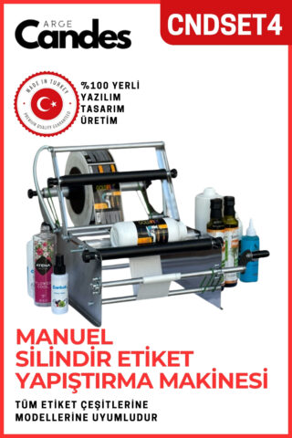 Manuel Silindir Rulo Etiketleme Makinesi